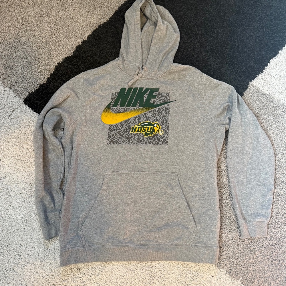 Nike NDSU Pullover Hoodie Grey